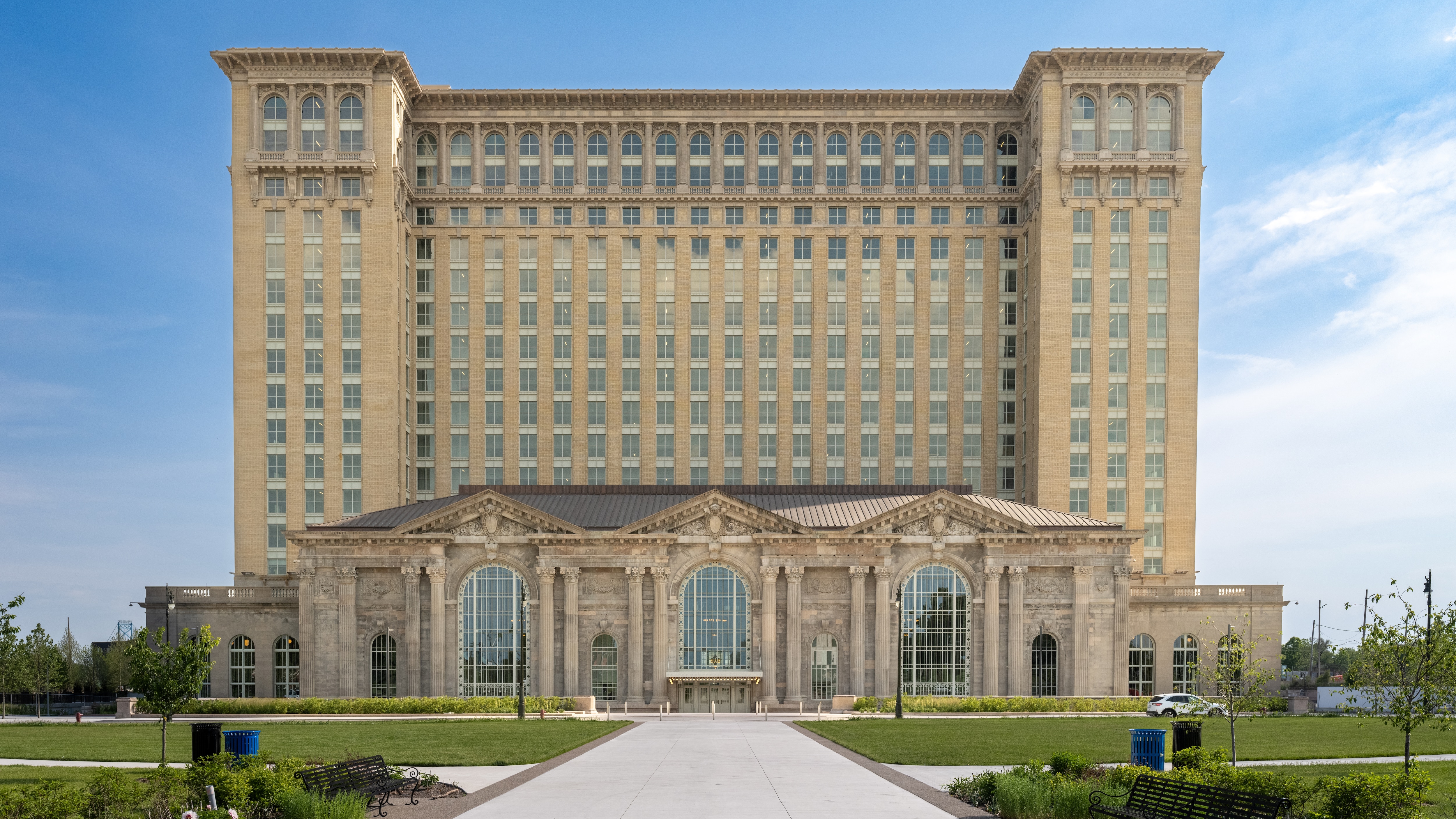 After the restoration of Michigan Central Station